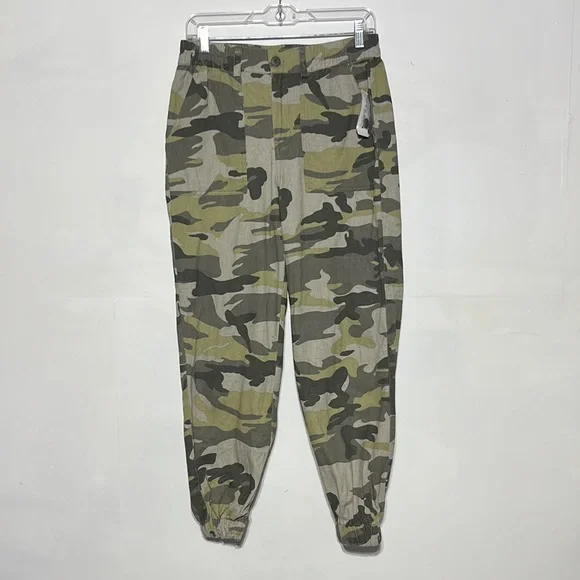 NEW Pacsun PS/LA Khaki Camo Joggers Size Medium - Picture 2 of 10